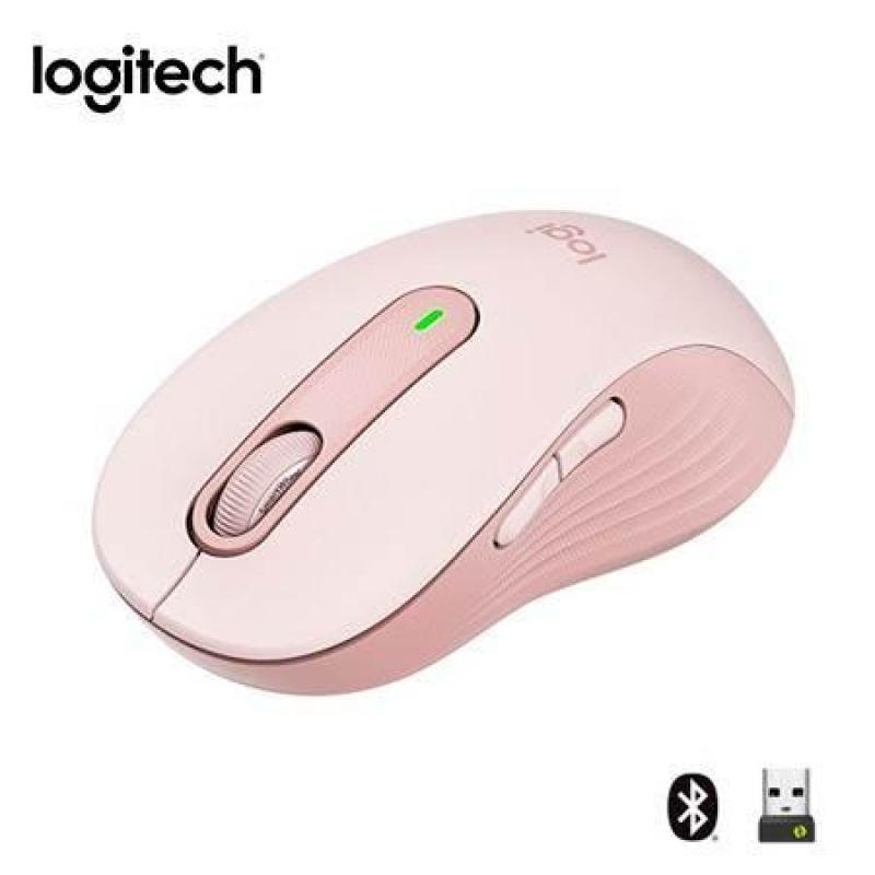  LOGITECH Signature M650 Silent mouse inalámbrico/Bluetooth rose 