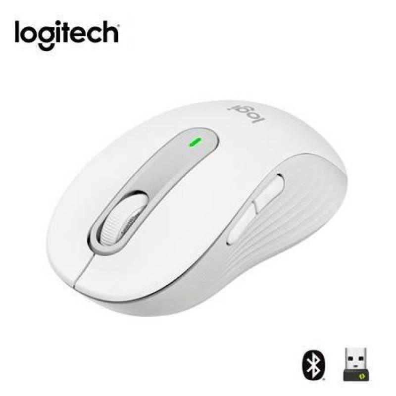  LOGITECH Signature M650 Silent mouse inalámbrico/Bluetooth white 