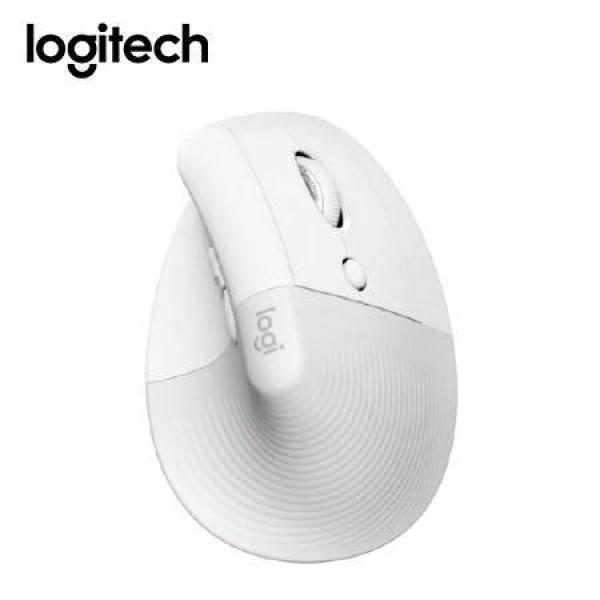 LOGITECH Lift Vertical mouse ergonómico inalámbrico / Bluetooth blanco 