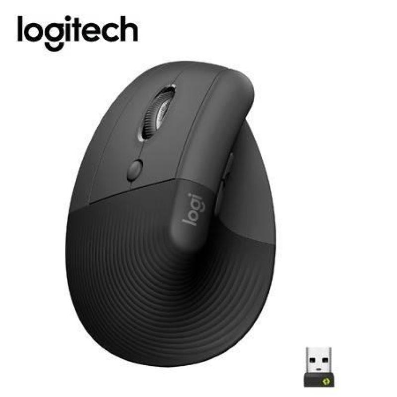  LOGITECH Lift Vertical Left mouse ergonómico vertical zurdo inalámbrico / Bluetooth negro 