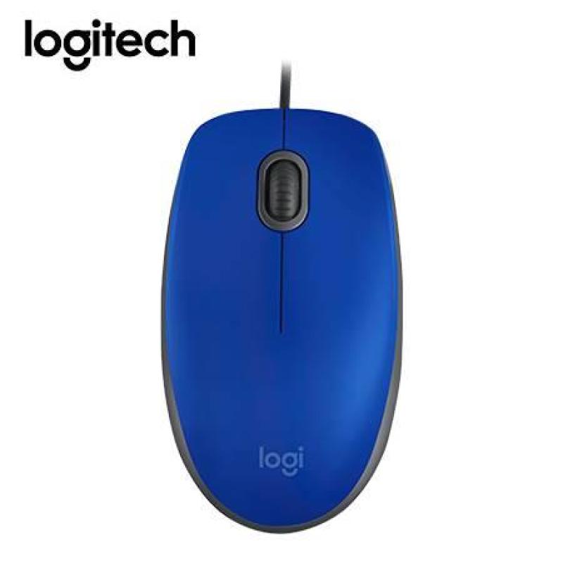  LOGITECH M110 Silent mouse óptico USB azul 