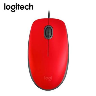  LOGITECH M110 Silent mouse óptico USB rojo 