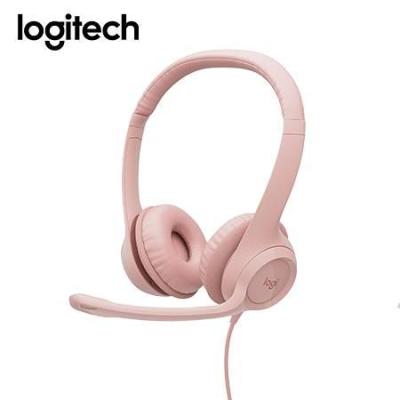  LOGITECH H390 headset USB noise cancelling rose 