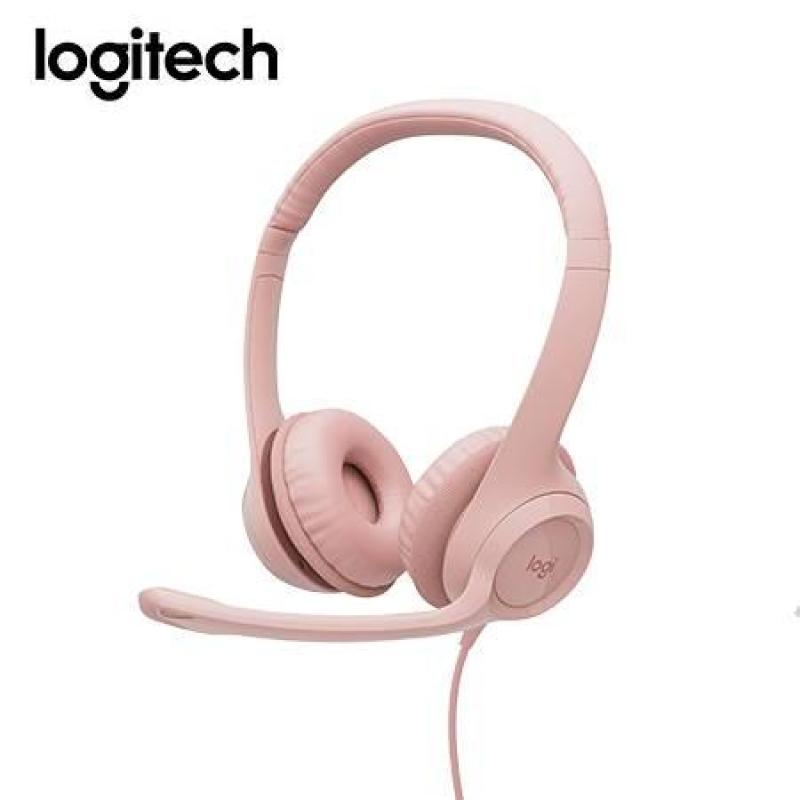  LOGITECH H390 headset USB noise cancelling rose 