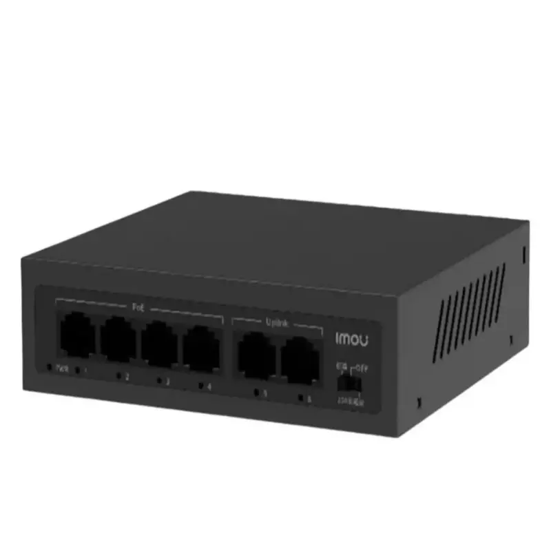 IMOU SF106P Switch PoE de 6 Puertos para Vigilancia IoT 45W