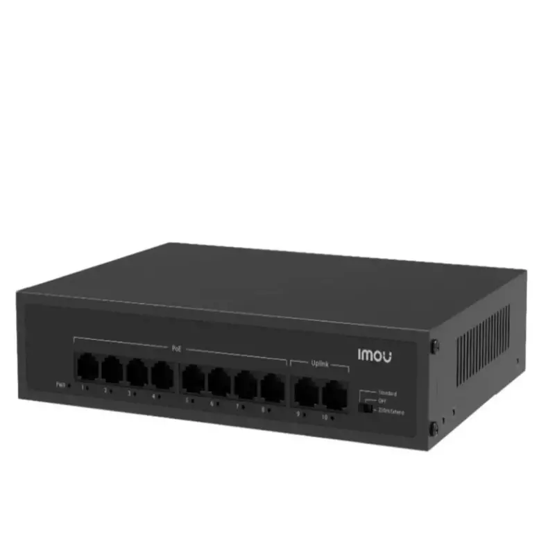 IMOU SF110P Switch PoE 8 Puertos 65W para videovigilancia