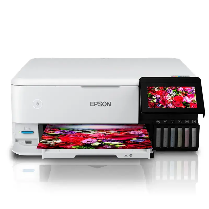  EPSON EcoTank L8160 Multifuncional fotográfica imprime/escanea/copia 6 tintas 5760x1440dpi CD/DVD LAN Wi‑Fi Wi‑Fi Direct USB 2.0 impresión A4 sin bordes 