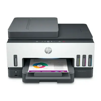  HP Smart Tank 790 Premium Multifuncional imprime/escanea/copia/fax ADF 35h Wi‑Fi dual band Ethernet Bluetooth LE USB tanque hasta 12,000 pág B/N 