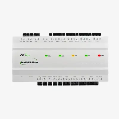  ZKTECO INBIO160 PRO BOX panel control acceso 1 puerta gabinete batería licencia 