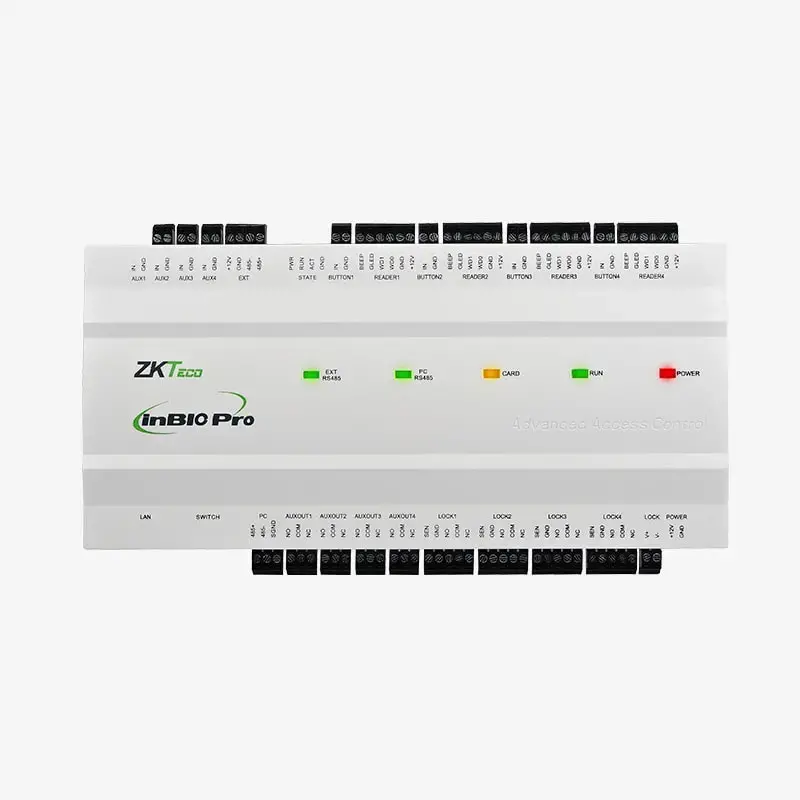  ZKTECO INBIO160 PRO BOX panel control acceso 1 puerta gabinete batería licencia 