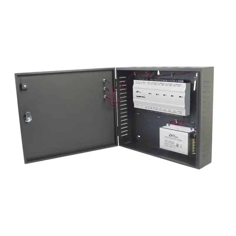  ZKTECO NBIO160 PRO panel control acceso 1 puerta gabinete batería licencia 