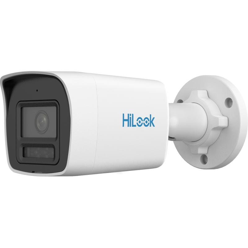  HILOOK THC-B129-LPS Mini Bala 2MP Luz Híbrida Inteligente ColorVu 24/7 Color Lente 2.8mm Luz Blanca + IR 