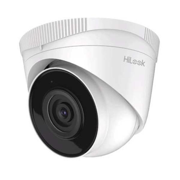  HILOOK IPC-T220HA-UC Cámara IP torreta fija 2MP 1080P con audio micrófono IR 30m H.265+ PoE 