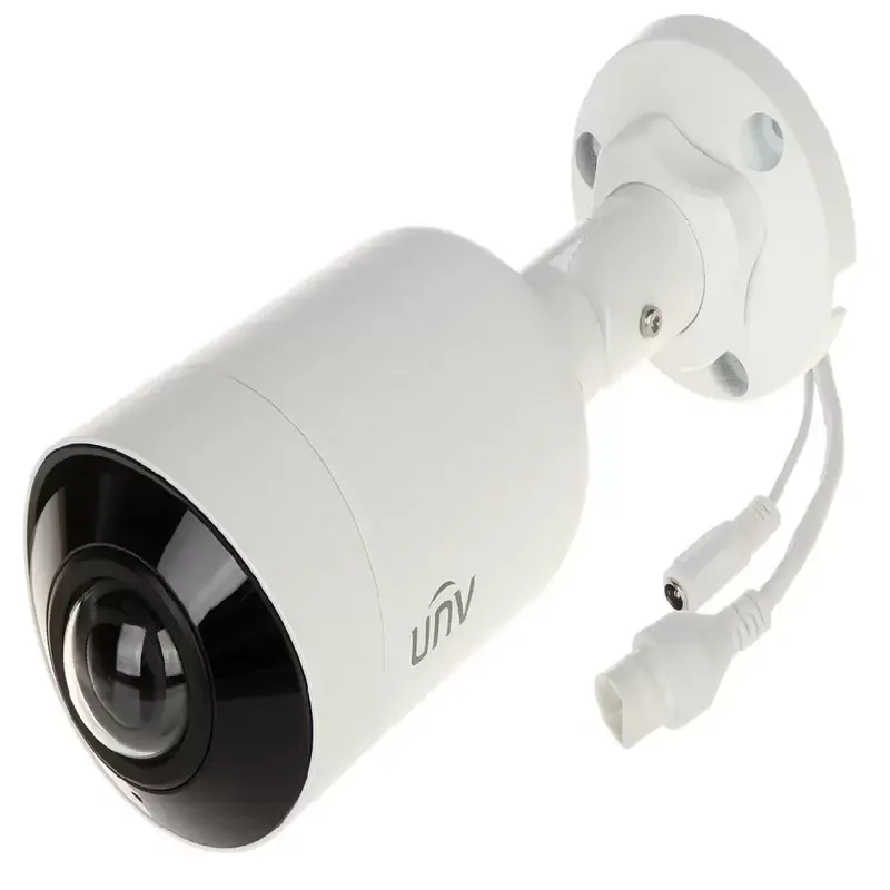  UNIVIEW IPC2105SB-ADF16KM-I0 Cámara bala fija gran angular 5MP lente 1.68mm IR inteligente Ultra265 PoE 