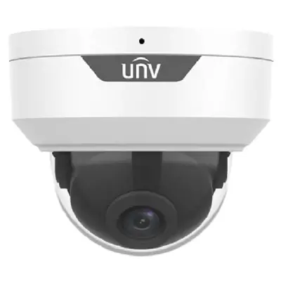  UNIVIEW IPC325LE-ADF28K-G Cámara domo fija 5MP lente 2.8mm IR 30m antivandálica IK10 IP67 Ultra265 PoE 