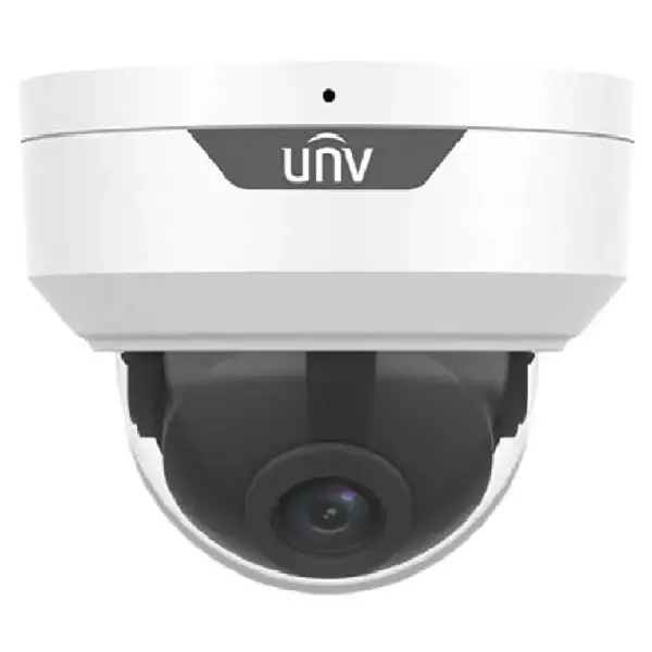  UNIVIEW IPC325LE-ADF28K-G Cámara domo fija 5MP lente 2.8mm IR 30m antivandálica IK10 IP67 Ultra265 PoE 