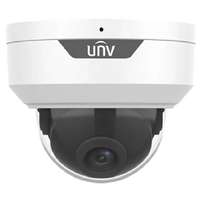  UNIVIEW IPC325LE-ADF28K-G Cámara domo fija 5MP lente 2.8mm IR 30m antivandálica IK10 IP67 Ultra265 PoE 
