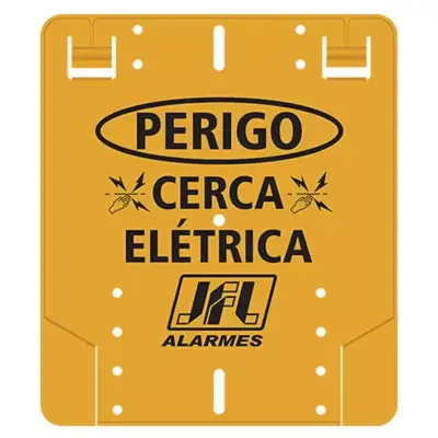  JFL CARTEL-ADVERTENCIA Cartel de advertencia para electrificador JFL 