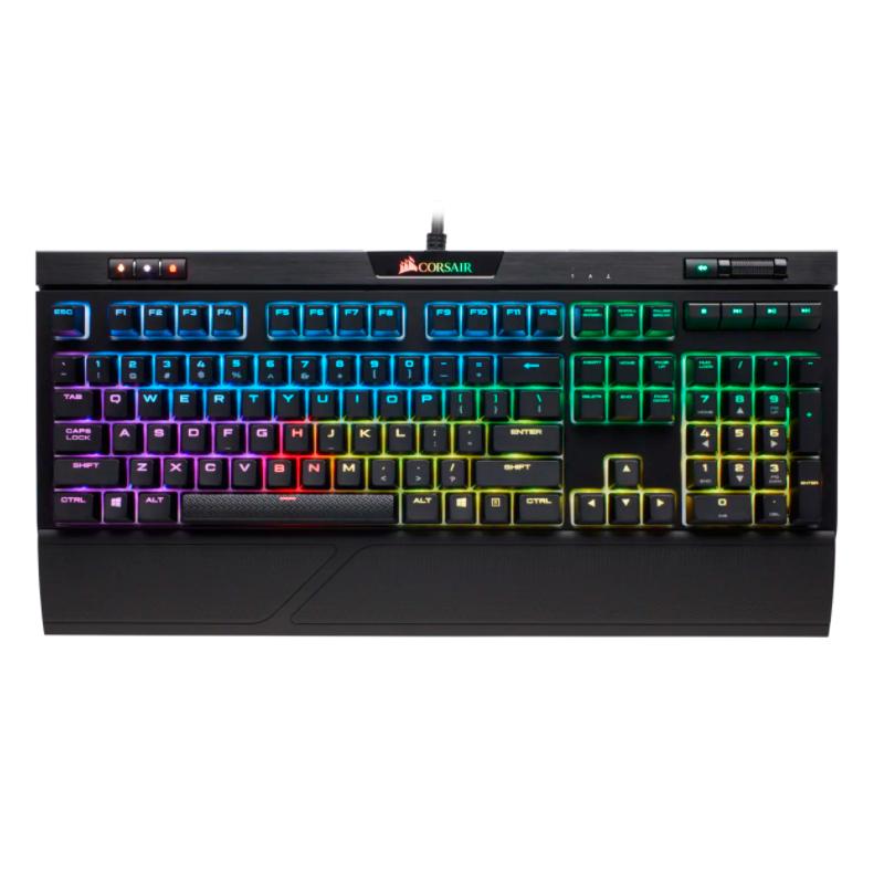  CORSAIR STRAFE RGB MK.2 Teclado Mecánico Gaming CHERRY MX Red USB 2.0 RGB 
