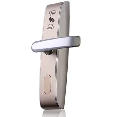  ZKTECO LH4000I Cerradura hotelera inteligente tarjeta MIFARE 13.56MHz lado derecho 280kg auto-bloqueo 