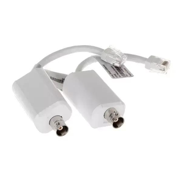  DAHUA LR1002 Convertidor EOC Pasivo para Tecnología ePoE RJ45 10/100Mbps + BNC 400m@100Mbps 1000m@10Mbps Pack 2 Unidades 