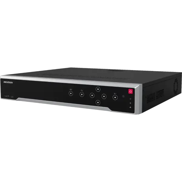  HIKVISION DS-7732NI-I4/16P(B) NVR 4K 32 canales 1.5U 16 PoE hasta 12MP 4 bahías HDD 
