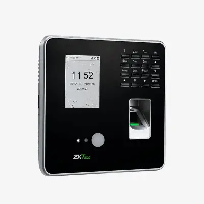  ZKTECO MB20-VL control asistencia y acceso biométrico rostro huella tarjeta RJ45 