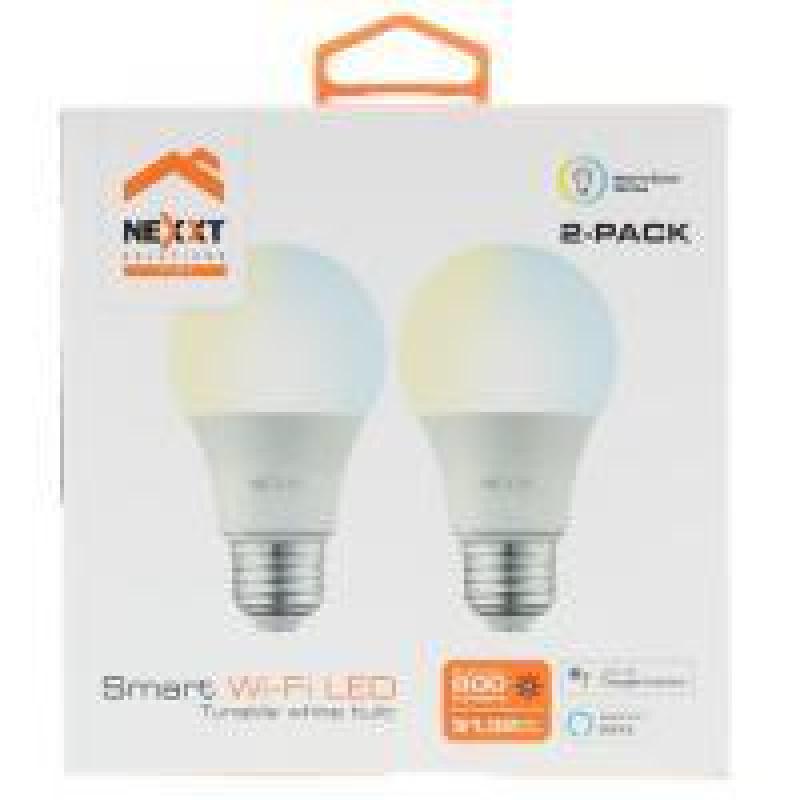  NEXXT NHB-W1202PK Bombillas LED inteligentes Wi‑Fi A19 CCT 220V pack x2 
