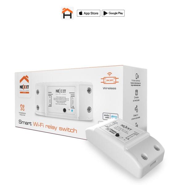  NEXXT NHE-R100 Interruptor de relé inteligente Wi‑Fi para automatización de cargas 