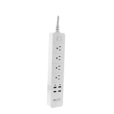  NEXXT NHP-E610 regleta inteligente Wi‑Fi múltiples tomas con protección de sobretensión 