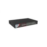  HILOOK NS-0326P-230(B) Conmutador PoE Fast Ethernet 24 puertos 10/100Mbps + 2 uplink 230W 