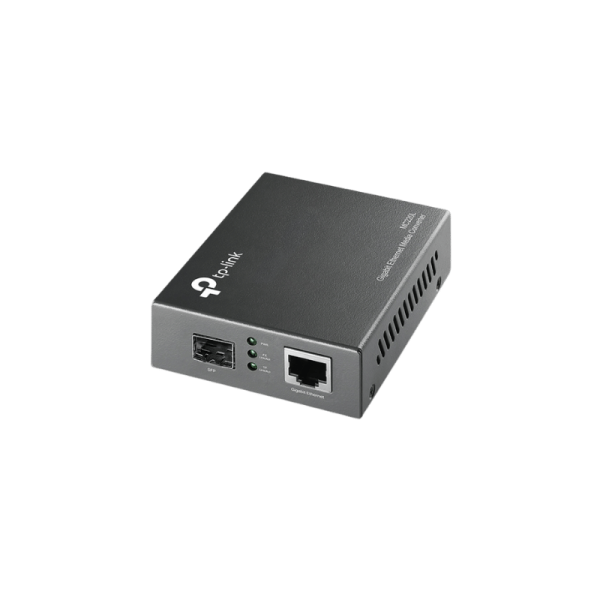  TP-LINK MC220L Conversor medios Gigabit Ethernet 10/100/1000Mbps RJ45 fibra óptica monomodo SC 20km WDM 