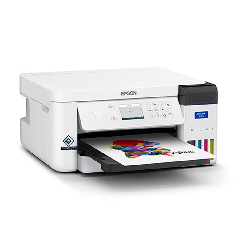  EPSON SURECOLOR F170 Impresora de Sublimación Tinta PrecisionCore A4 Bandeja 150 Hojas Tinta Original CMYK 