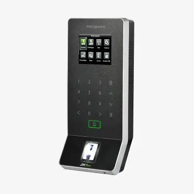  ZKTECO PROCAPTURE-X terminal PoE huella digital control acceso Green Label 