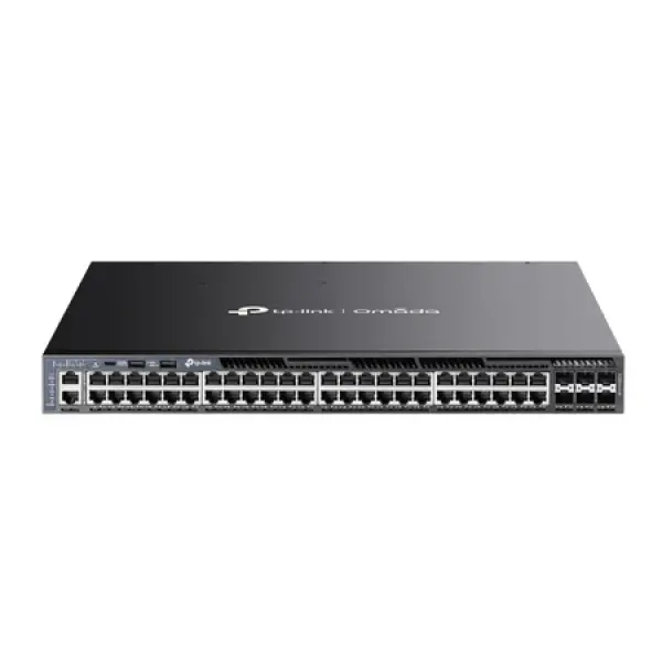  TP-LINK SG6428XHP Switch L3 stackable Omada 24 puertos Gigabit PoE+ 802.3at 4 puertos 10G SFP+ 384W Omada SDN 