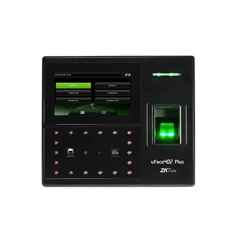  ZKTECO UFACE 402 PLUS control asistencia IP acceso facial huellas tarjeta 