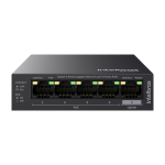  TP-LINK TL-SG1005G Switch 5 puertos Gigabit Ethernet 10/100/1000Mbps 4 puertos PoE+ 802.3af/at 65W presupuesto PoE 