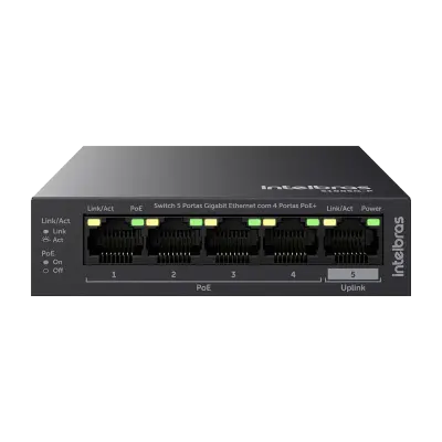  TP-LINK TL-SG1005G Switch 5 puertos Gigabit Ethernet 10/100/1000Mbps 4 puertos PoE+ 802.3af/at 65W presupuesto PoE 