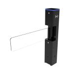  ZKTECO SBT2000S Barrera peatonal vidrio templado SUS304 550mm paso 30-40 personas/minuto detector anti-trampa 