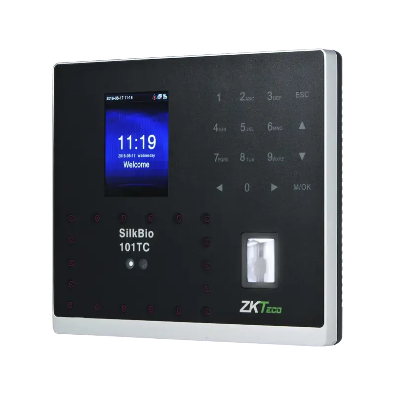  ZKTECO SILKBIO-101TC/ID control asistencia y acceso IP reconocimiento facial 