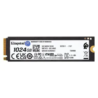  KINGSTON KC3000 1024GB Disco sólido M.2 2280 PCIe Gen 4.0 NVMe 7000MB/s lectura 7000MB/s escritura TLC 