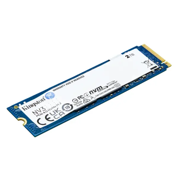  KINGSTON NV3 2TB Unidad almacenamiento SSD M.2 2280 PCIe Gen 4.0 NVMe 6000MB/s lectura 5000MB/s escritura 
