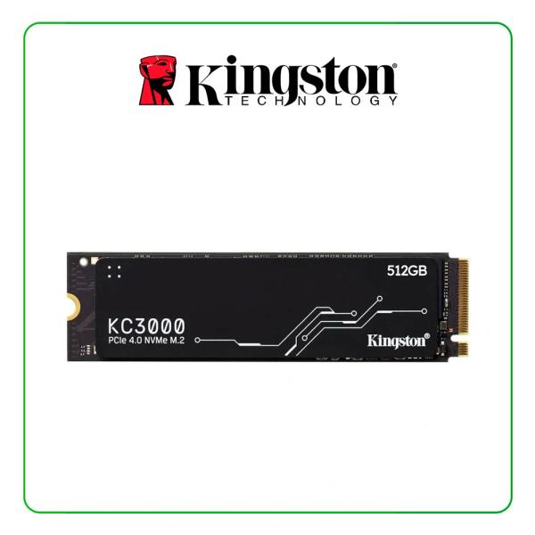  KINGSTON KC3000 512GB Unidad almacenamiento SSD M.2 2280 PCIe Gen 4.0 NVMe alta velocidad 