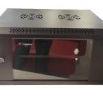  STV HH-SW-12U Gabinete metálico pared abatible 12U 600x600mm rack montaje mural puerta bisagra ventilado 