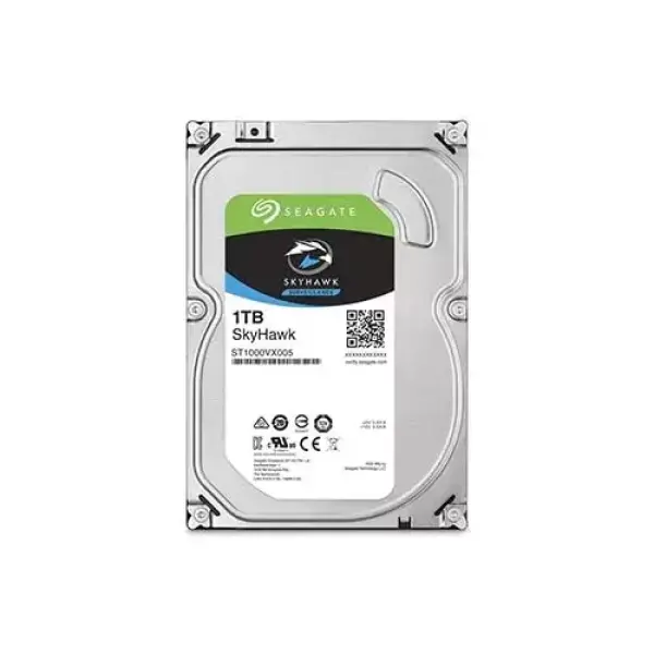  SEAGATE SKYHAWK Disco Duro Vigilancia 1TB 3.5" SATA 6Gb/s 5900RPM 64MB 180TB/año 24/7 