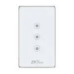  ZKTECO SW13-US interruptor de luz inteligente Wi‑Fi 3 tomas 120V control por app y voz 
