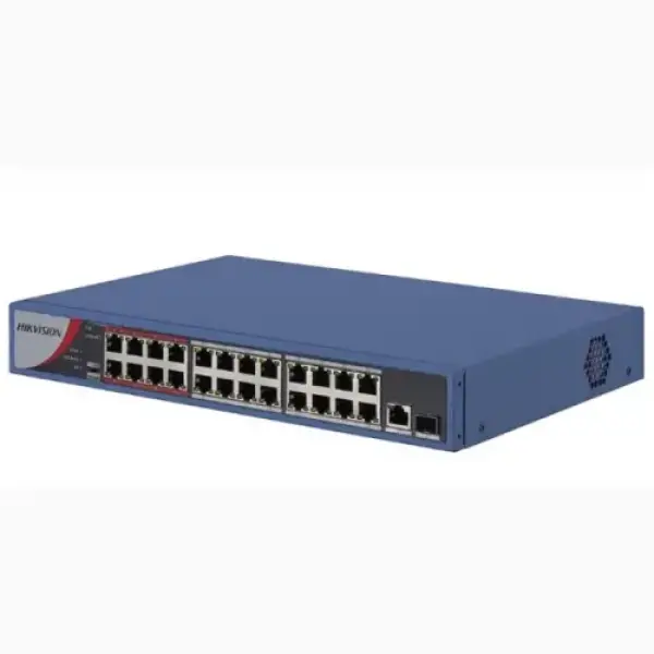  HIKVISION DS-3E1326P-EI/M switch PoE inteligente Fast Ethernet 24 puertos 10/100 370W 