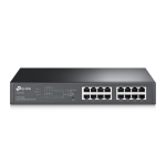  TP-LINK TL-SG1016PE Switch Easy Smart 16 puertos Gigabit 10/100/1000Mbps 8 puertos PoE+ 802.3at 110W presupuesto PoE escritorio/rack 19" web GUI 