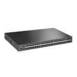  TP-LINK TL-SG3452XP Switch administrado L2+ JetStream 48 puertos Gigabit PoE+ 802.3at 384W 4 puertos 10GE SFP+ 