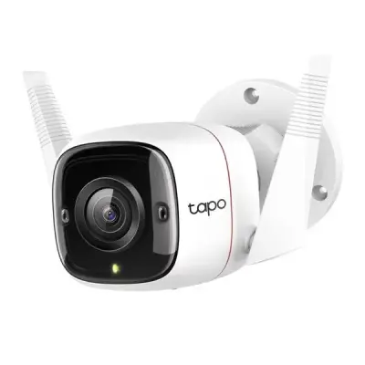  TP-LINK TAPO C310 Cámara IP Exterior 3MP 2304x1296 WiFi 2.4GHz 2 Antenas Externas IP66 Visión Nocturna 98ft 